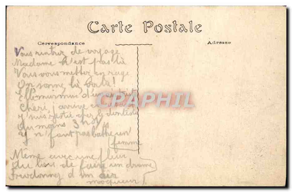 Camp de TOURGÉVILLE près Deauville (Calvados) — L'heure du Bain — Association Générale des CAMPS de VACANCES — Rückseite