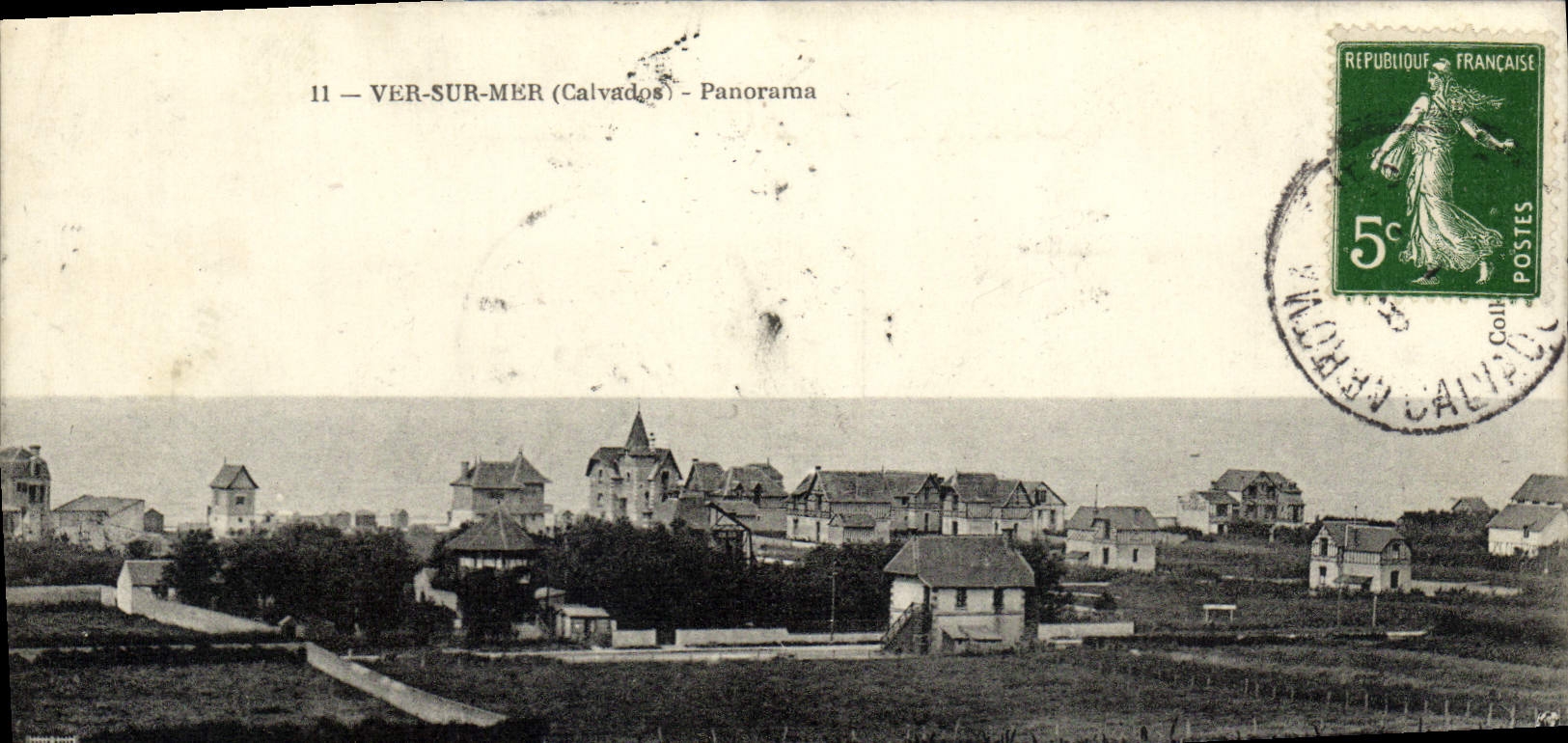 Ver-sur-Mer (Calvados) — Panorama — Verlag unbekannt, Nr. 11 - Vorderseite