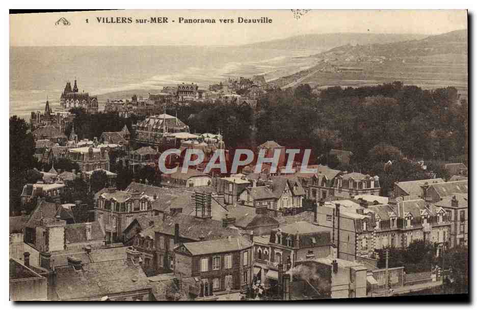 Villers-sur-Mer - Panorama vers Deauville