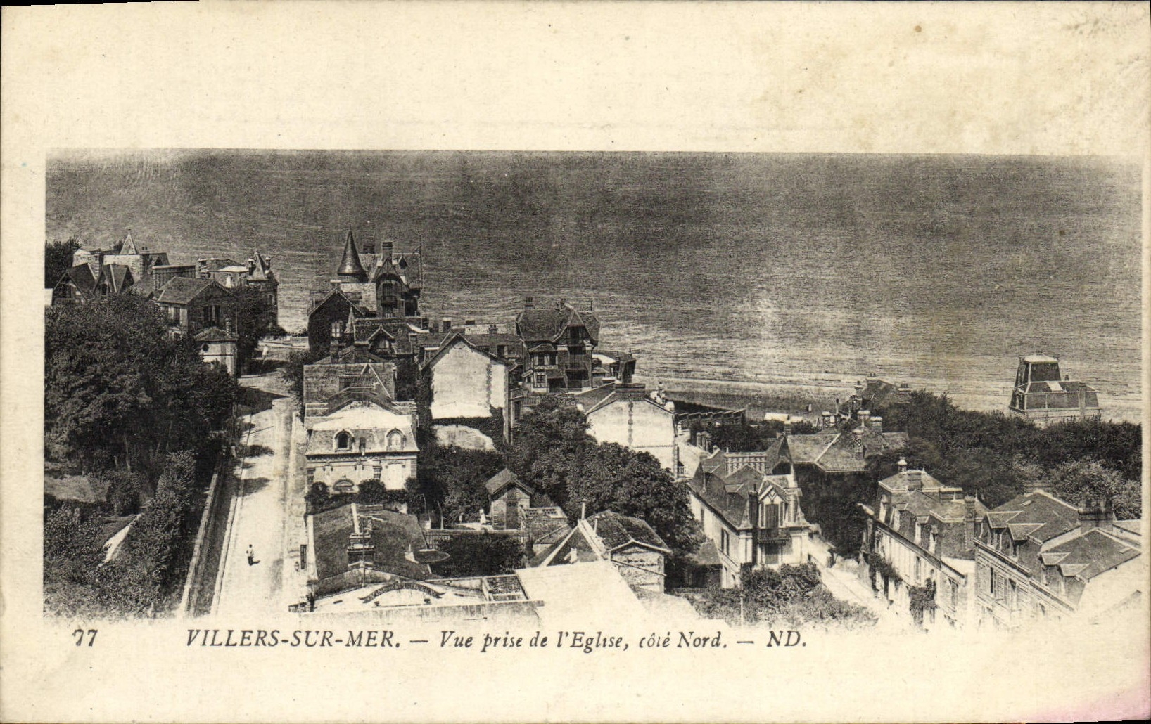 Villers-sur-Mer — View taken from the Church, North Side — ND.