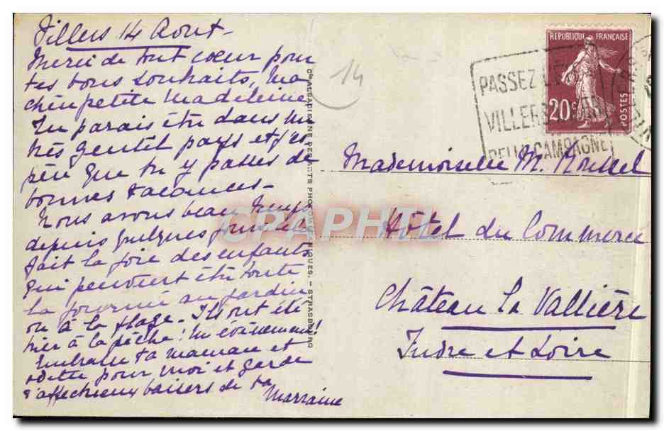 Villers-sur-Mer - La Digue — Carte postale n°30, éditée par Graphphil — Verso