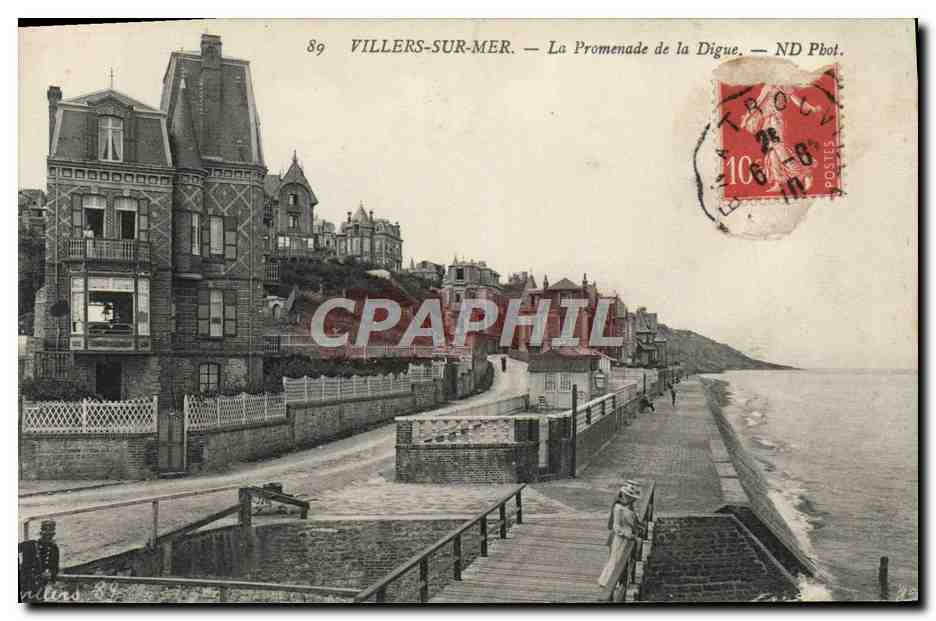 Villers-sur-Mer — La Promenade de la Digue — ND Phot.