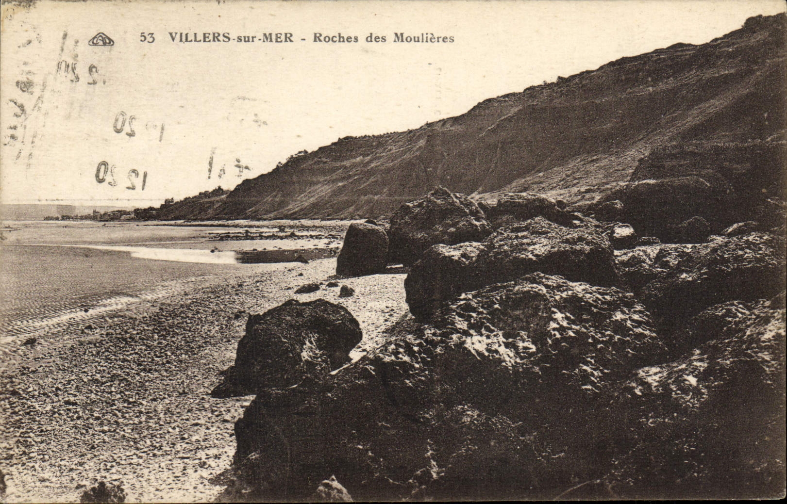 Villers-sur-Mer - Felsen der Moulières — Verlag Alsaïoienne des Arts Photographiques, Serie 53