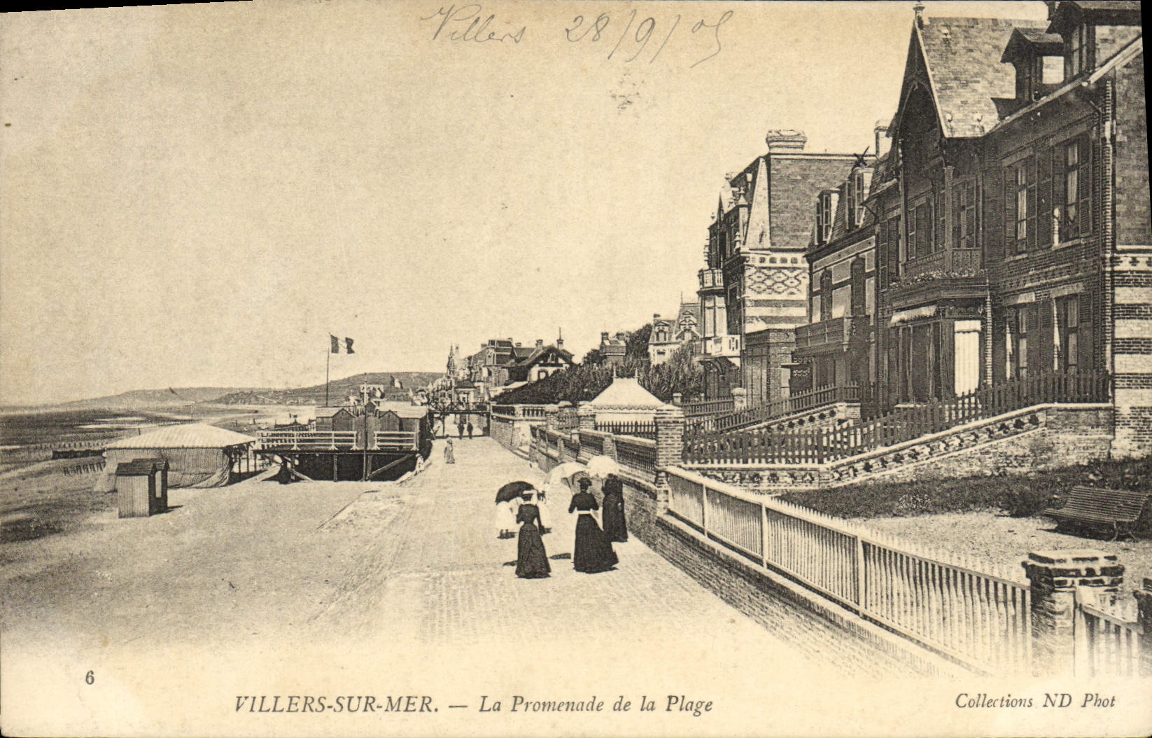 Villers-sur-Mer — La Promenade de la Plage — Collections ND Phot