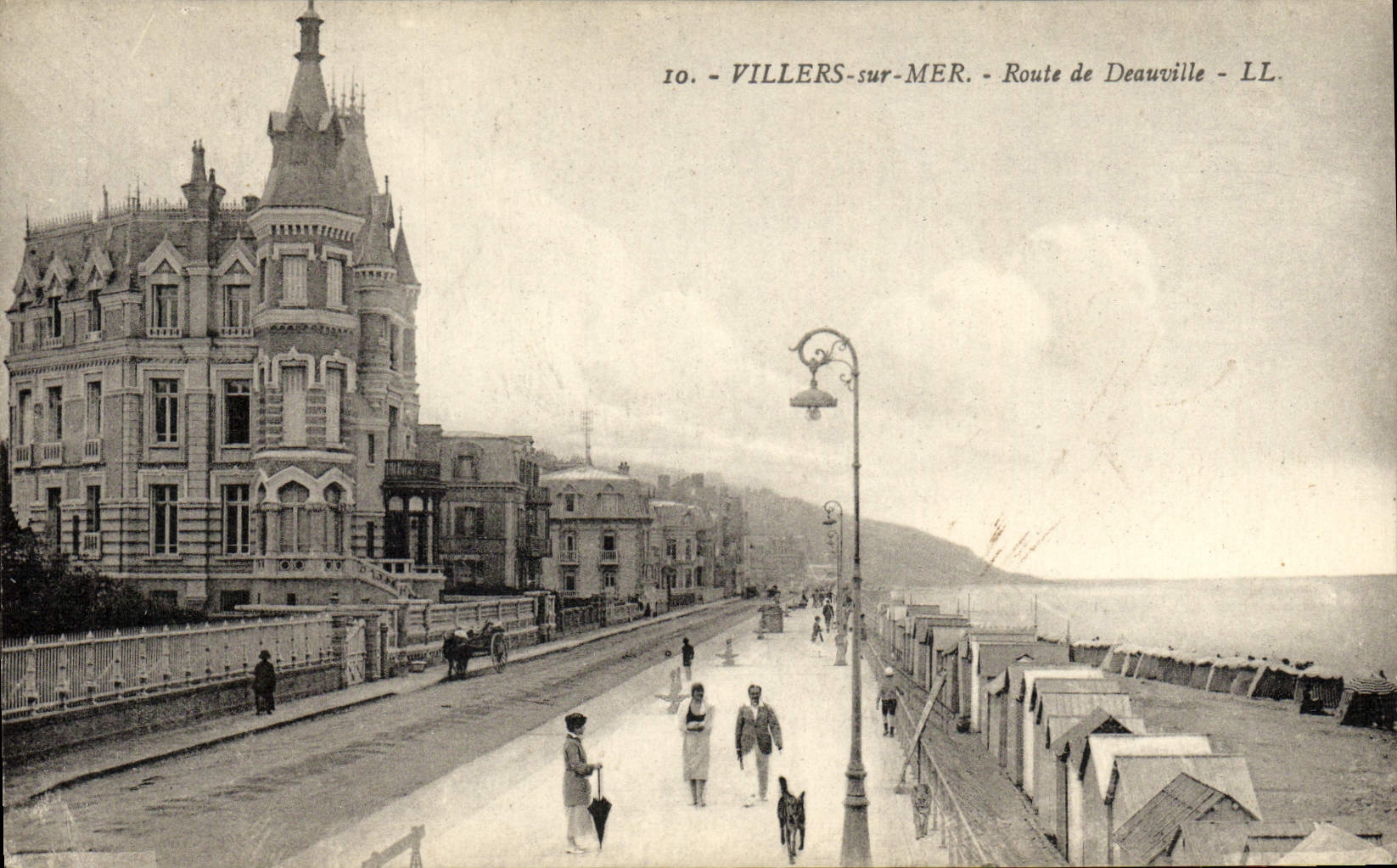 Villers-sur-Mer — Route de Deauville — LL. Éditeur LL, n°10