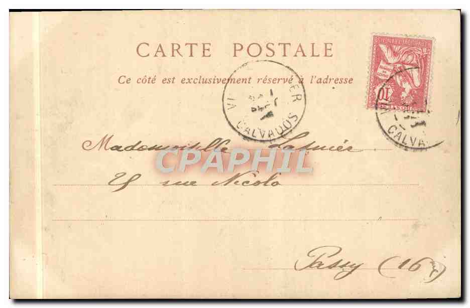 CPA Villers Sur Mer La Digue a Mer Haute  — Rückseite