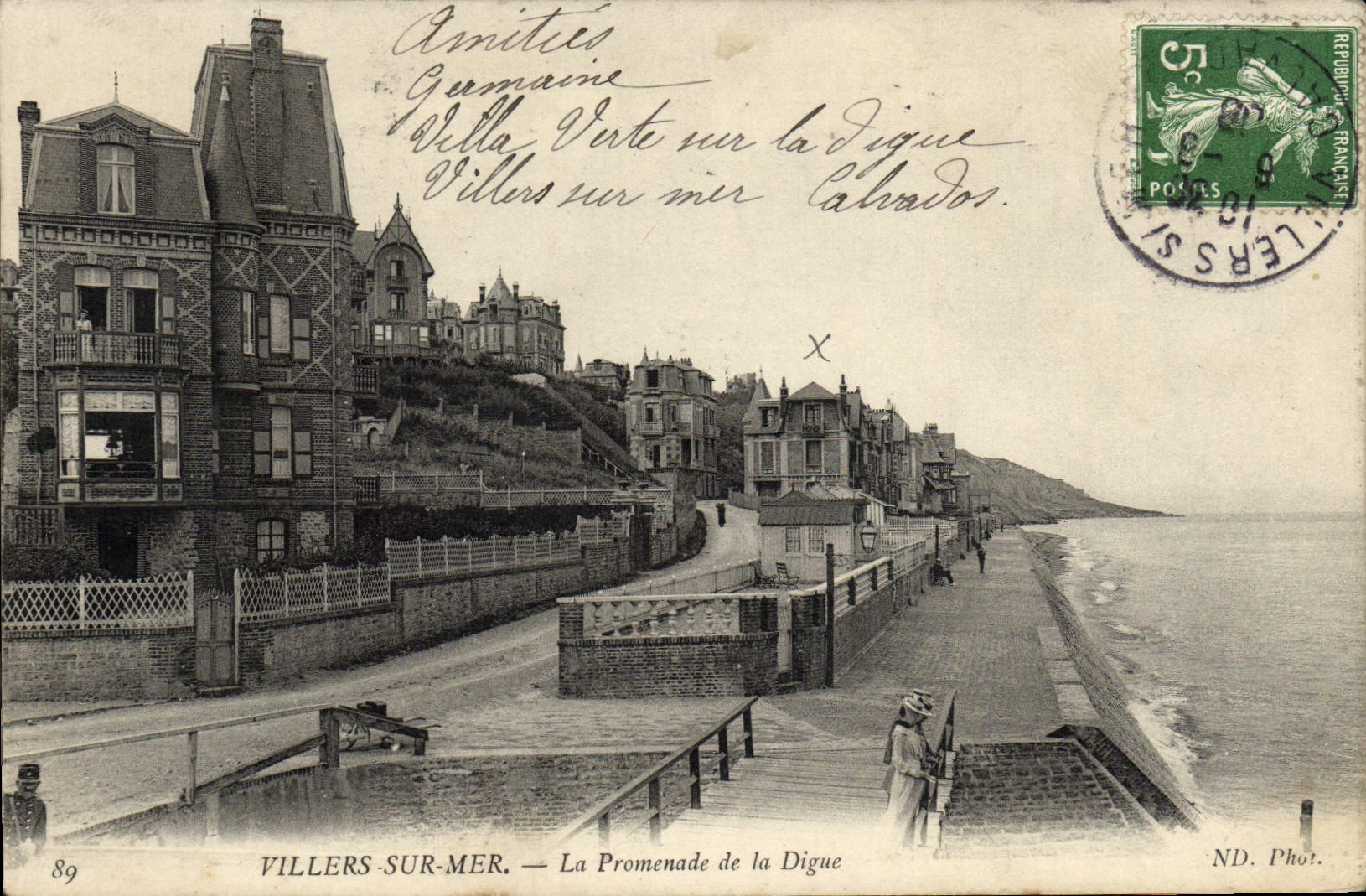 Villers-sur-Mer — La Promenade de la Digue — ND. Phot. — n°89
