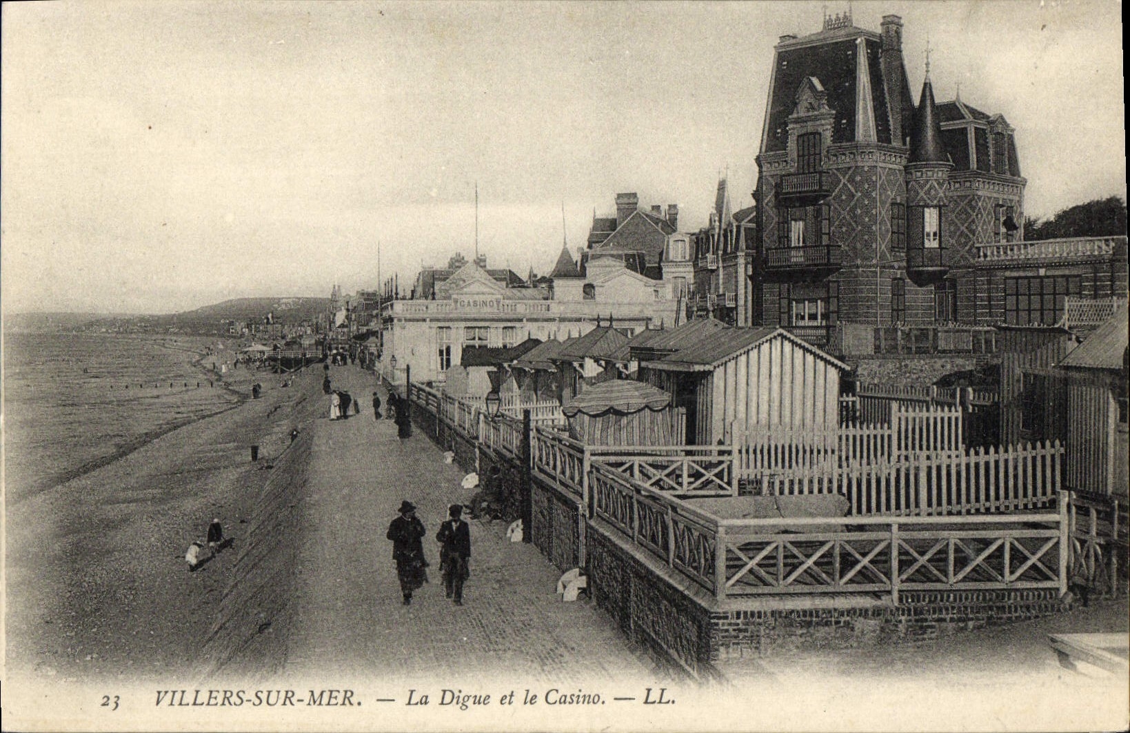 Villers-sur-Mer — Die Digue und das Casino — LL.