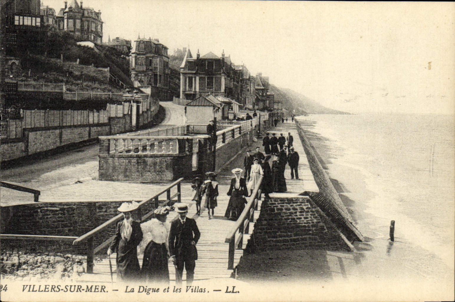 Villers-sur-Mer — Die Digue und die Villas — LL.