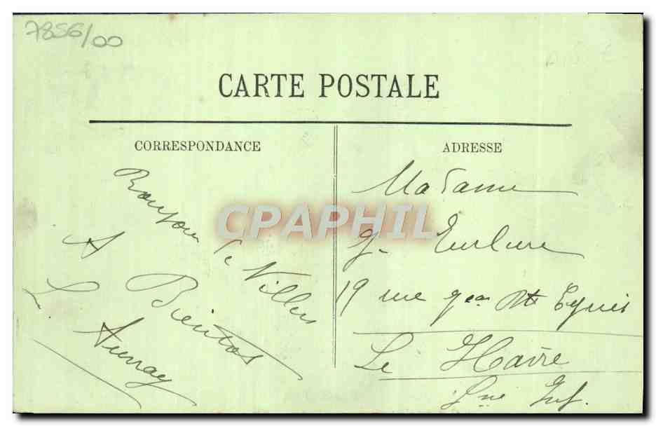 CPA Villers Sur Mer La Digue et les Villas — Rückseite