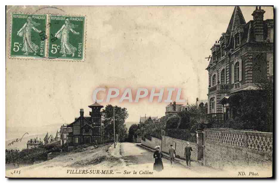 Villers-sur-Mer — Auf dem Hügel — ND. Foto.