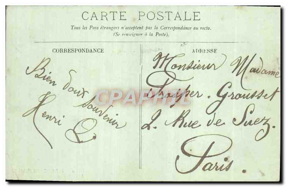 Tarjeta postal antigua Villers Sur Mer L'etablissement des bains — Reverso