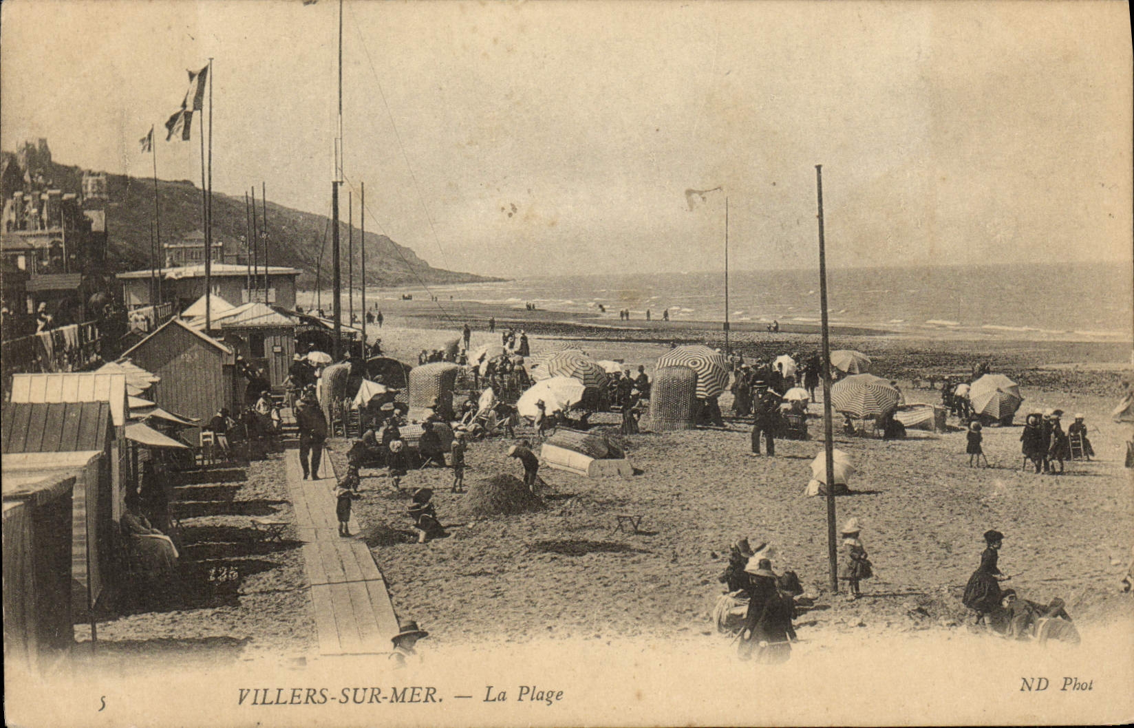 CPA Villers Sur Mer La Plage
