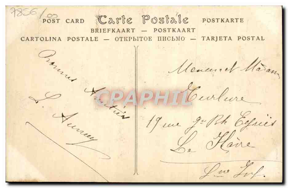 CPA Villers Sur Mer La Plage a L'Heure des Bains — Rückseite