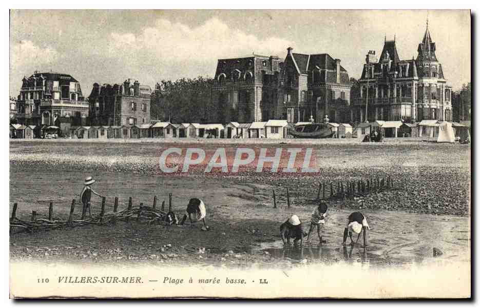 CPA Villers Sur Mer La Plage a maree basse