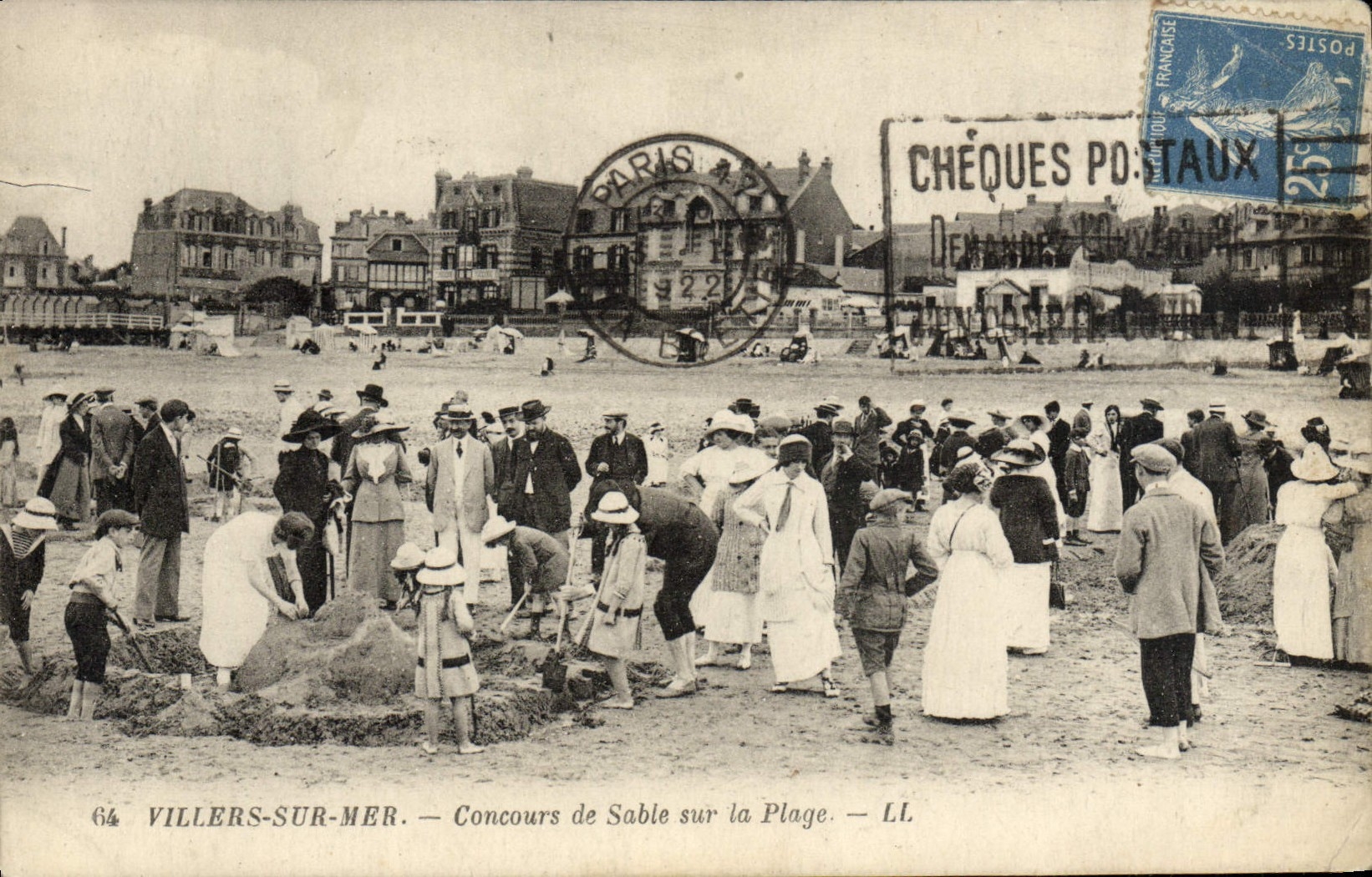 Villers-sur-Mer — Sandwettbewerb am Strand — LL