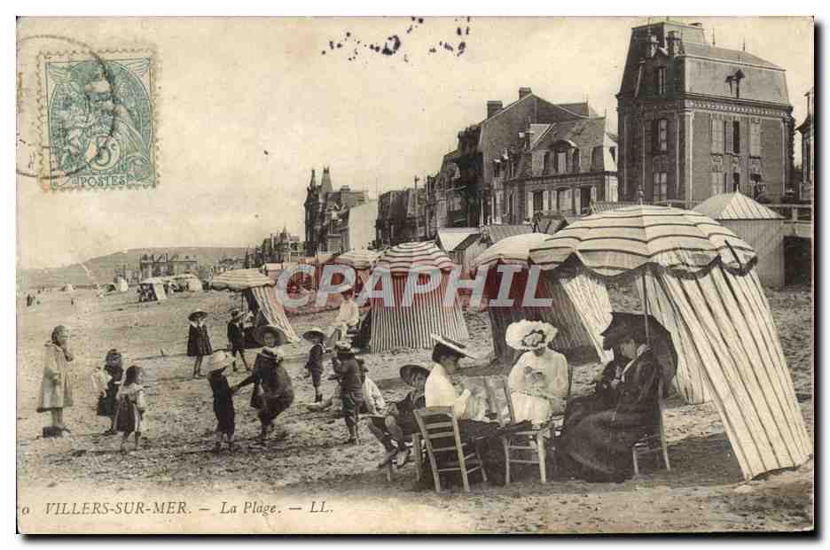 CPA Villers Sur Mer la Plage