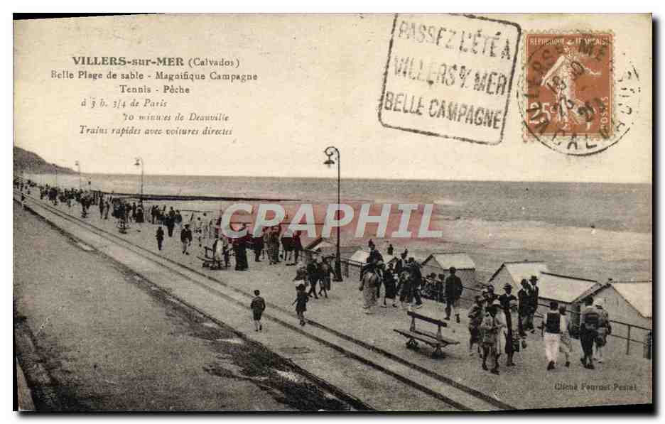 Villers-sur-Mer (Calvados) — Sandstrand, Tennis, Angeln — G. Fournel-Peural