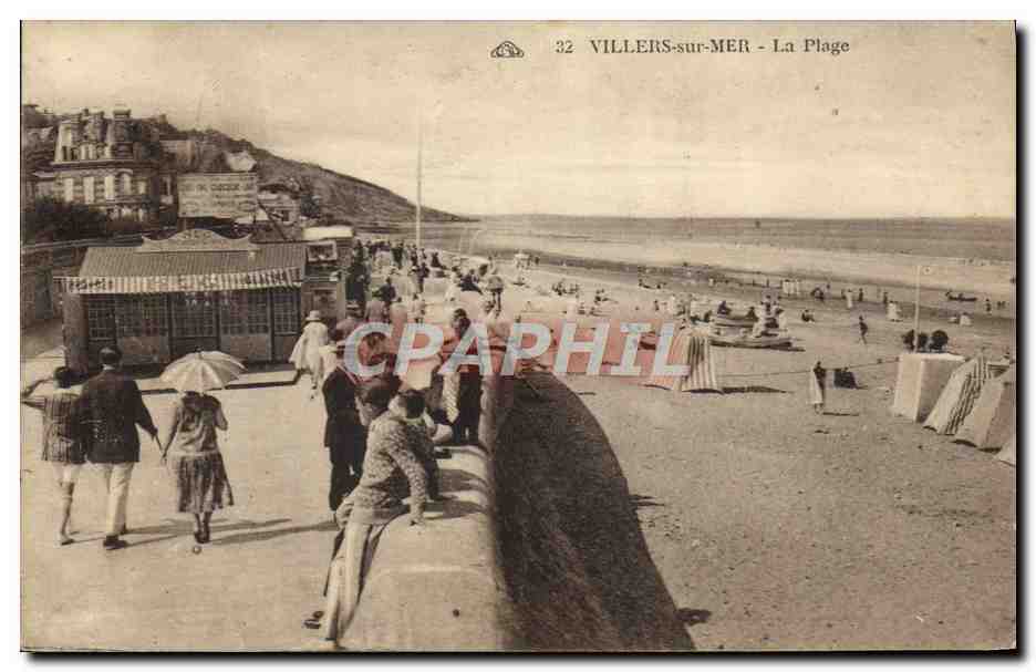 CPA Villers sur Mer La Plage 