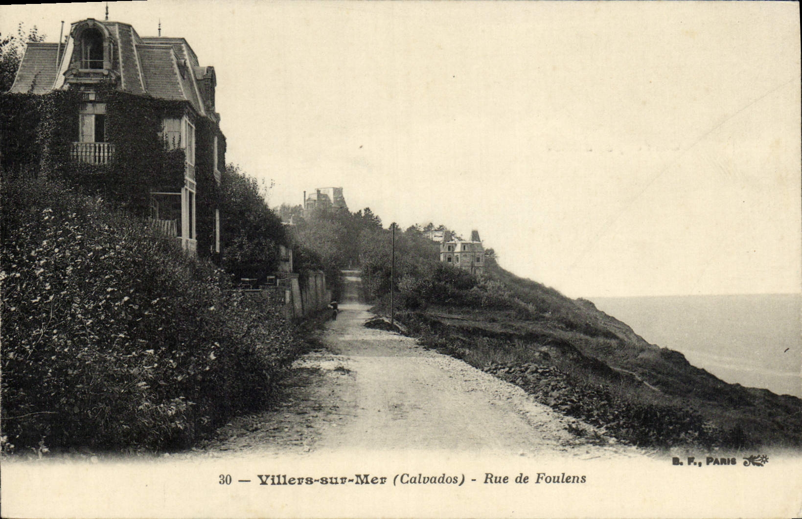 Villers-sur-Mer (Calvados) — Rue de Foulens — B. F., Paris