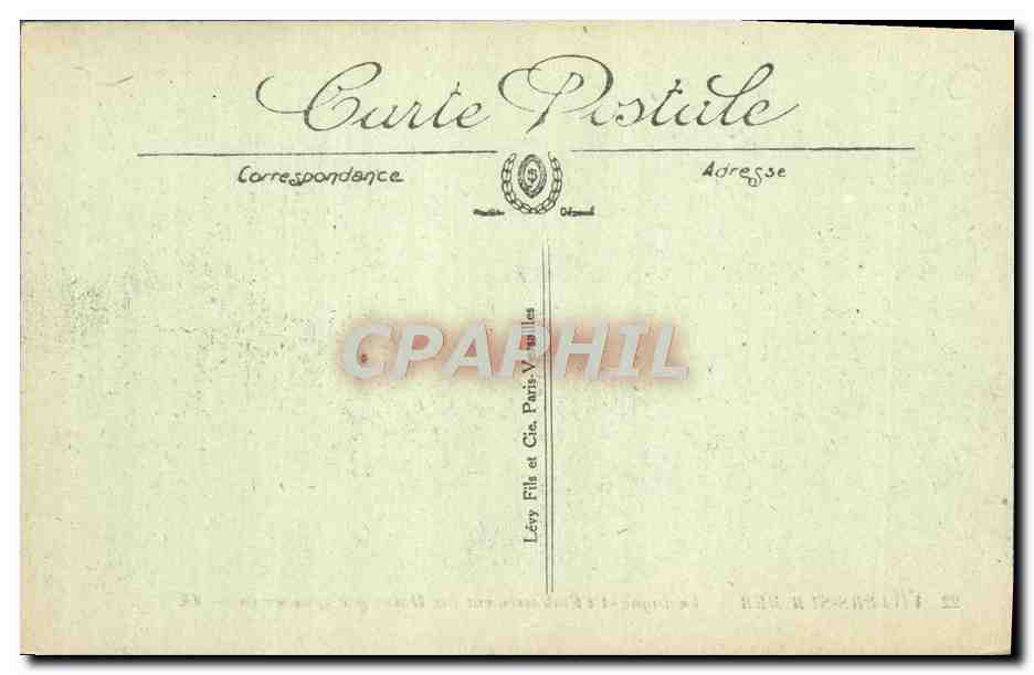 Villers-sur-Mer — Die Digue und das Badehaus bei Sturm — LL — Rückseite