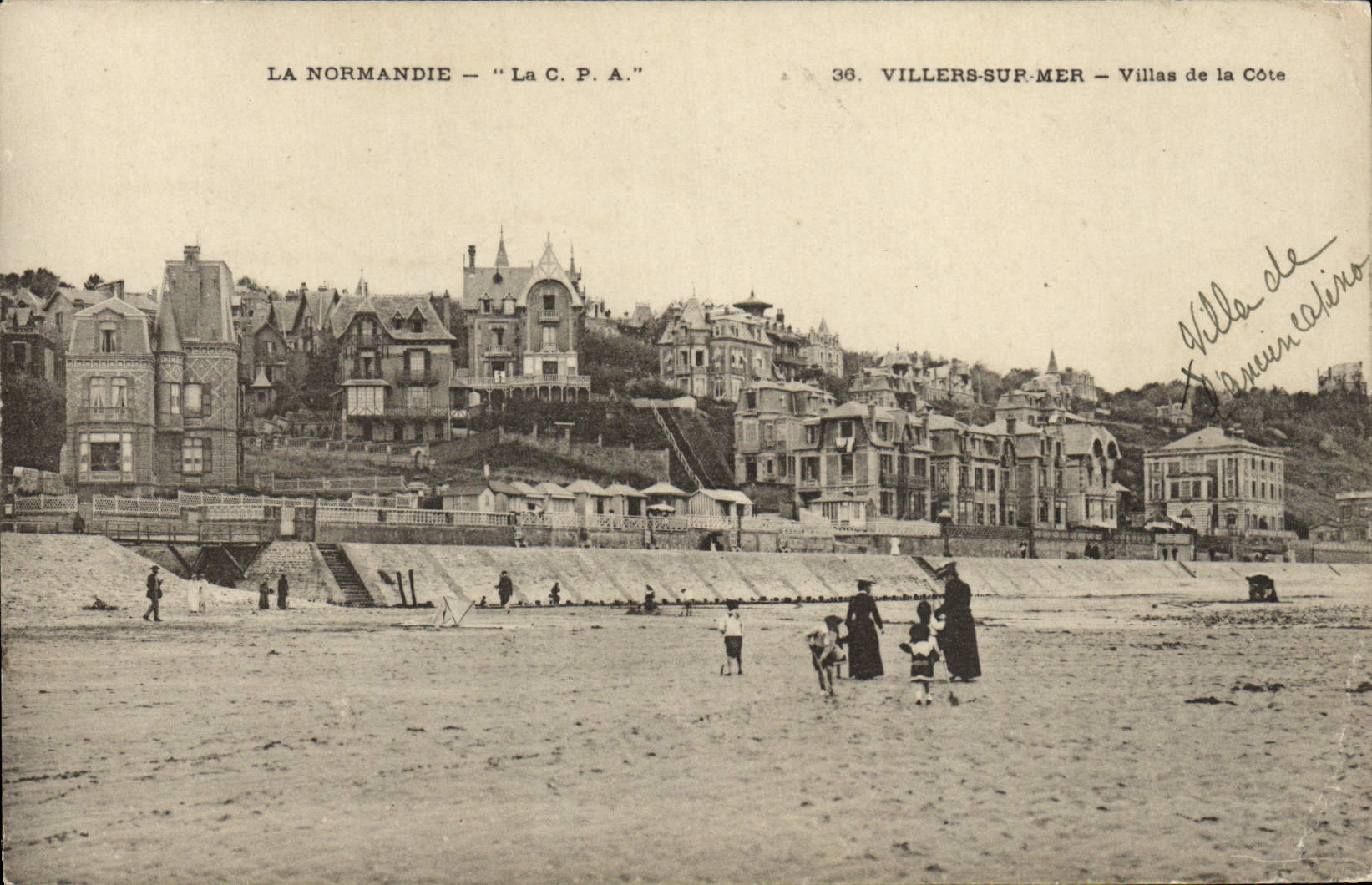 Villers-sur-Mer — Villen der Küste — Antike Ansichtskarte-Nr. 36