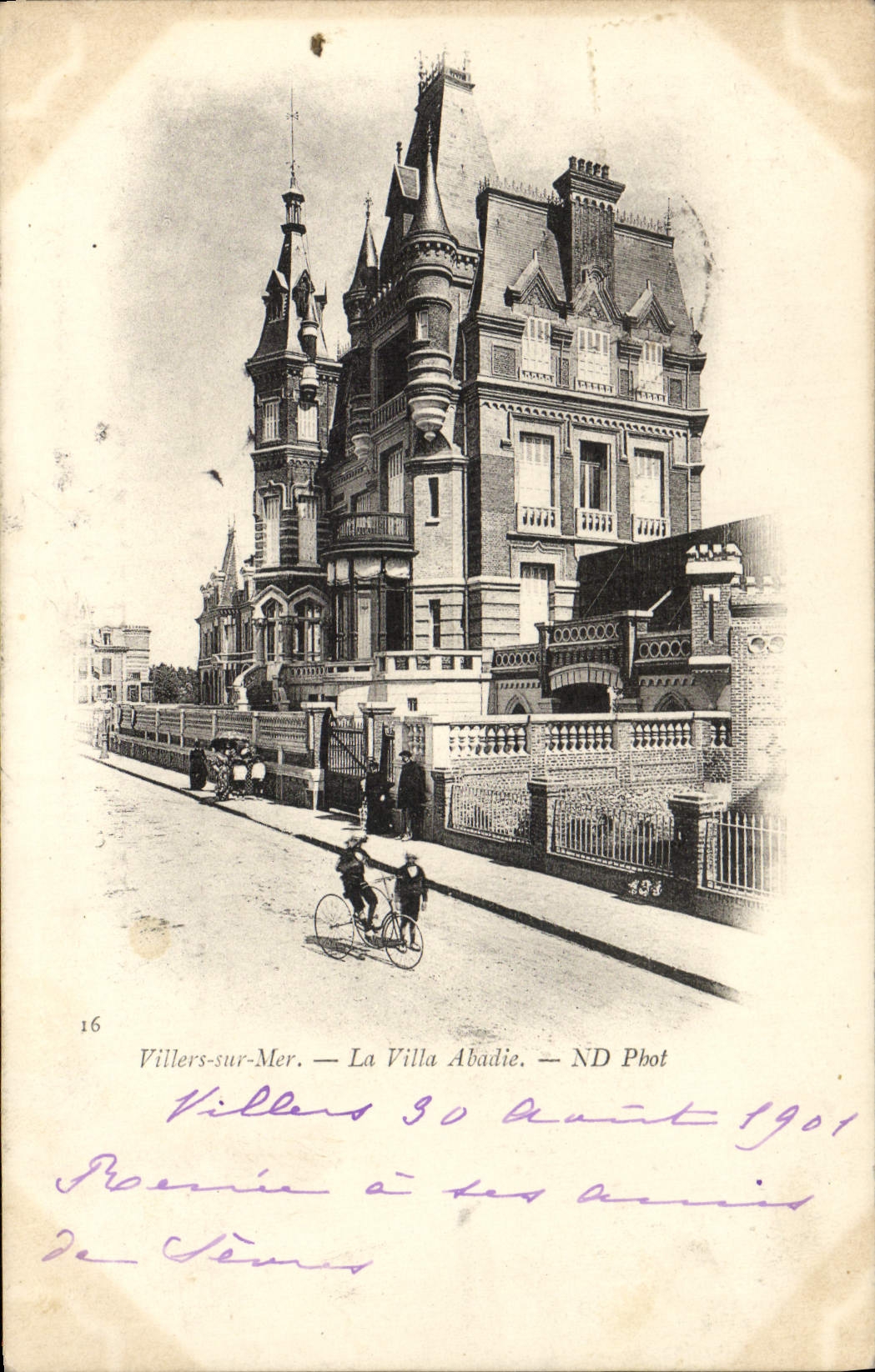 CPA Villers sur Mer Villa Abadie 