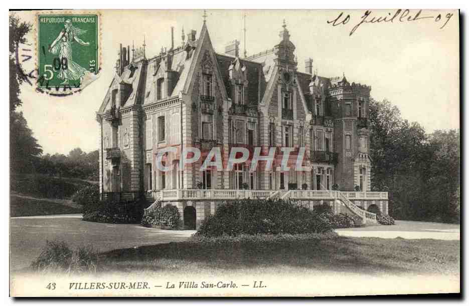 CPA Villers sur Mer Villa San Carlo 