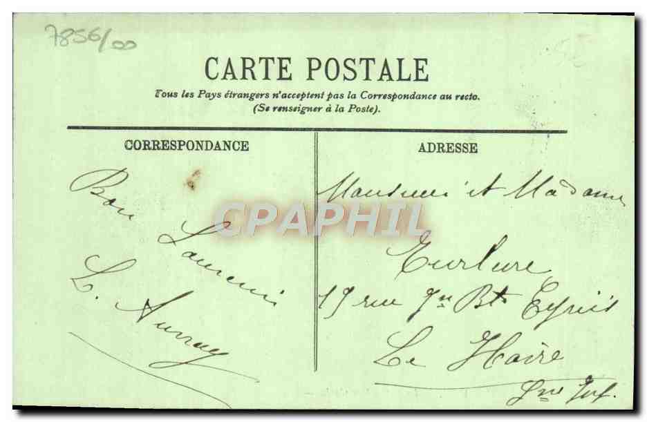 CPA Villers sur Mer Villa San Carlo  — Rückseite