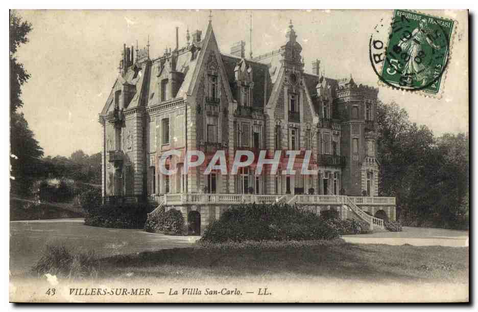 CPA Villers sur Mer La Villa San Carlo