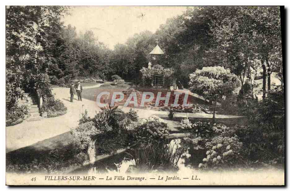 Villers-sur-Mer — Villa Dorange — Der Garten — LL. — N° 45