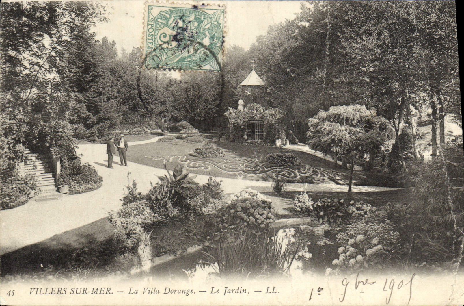 Villers-sur-Mer — La Villa Dorange — Le Jardin — LL. — N° 45