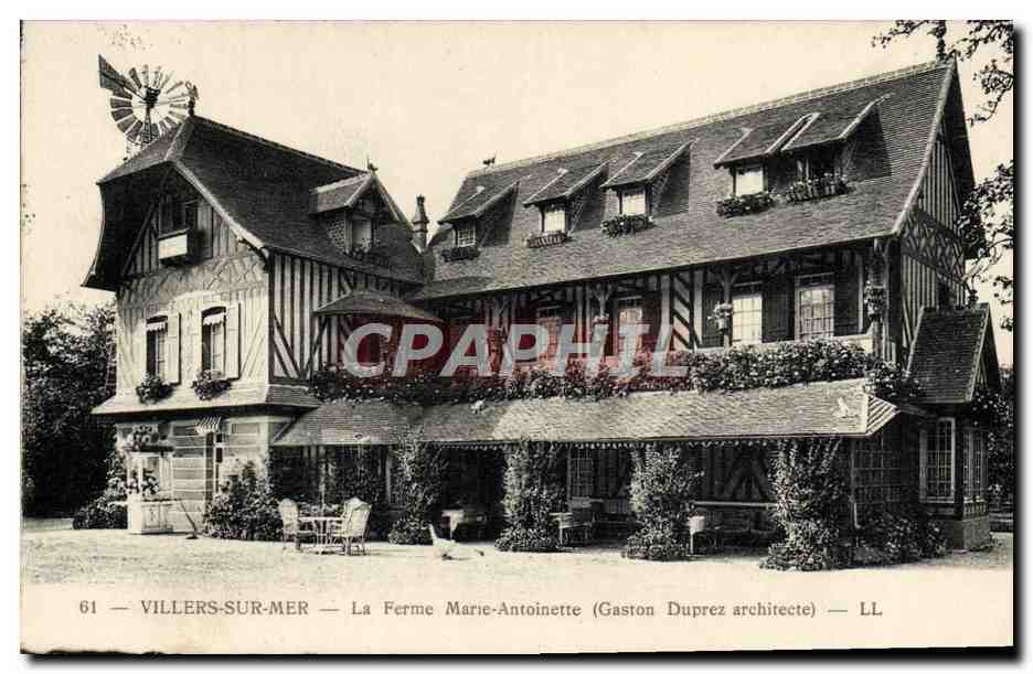 Villers-sur-Mer — La Ferme Marie-Antoinette (Gaston Duprez architecte) — LL