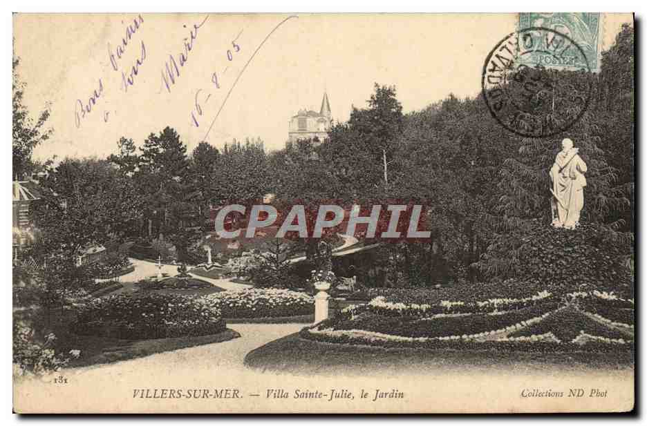 Villers-sur-Mer — Villa Sainte-Julie, der Garten — Collections ND Phot