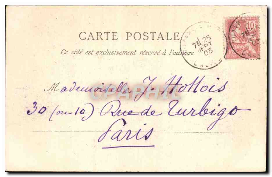 CPA Villers Sur Mer Panorama — Rückseite