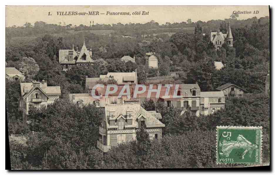 Villers-sur-Mer — Panorama, côté Est — Collection AD