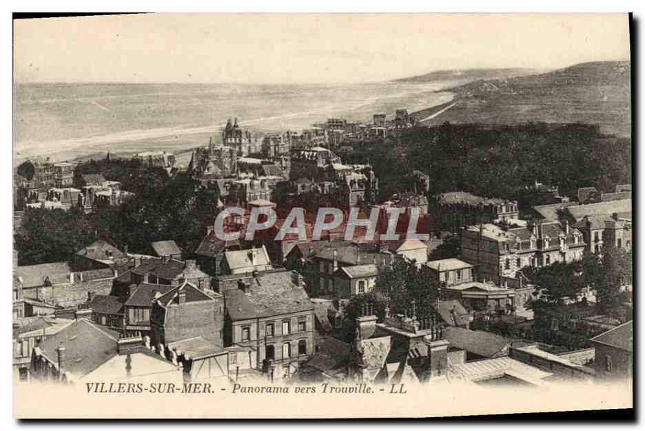 Villers-sur-Mer - Panorama hacia Trouville - LL