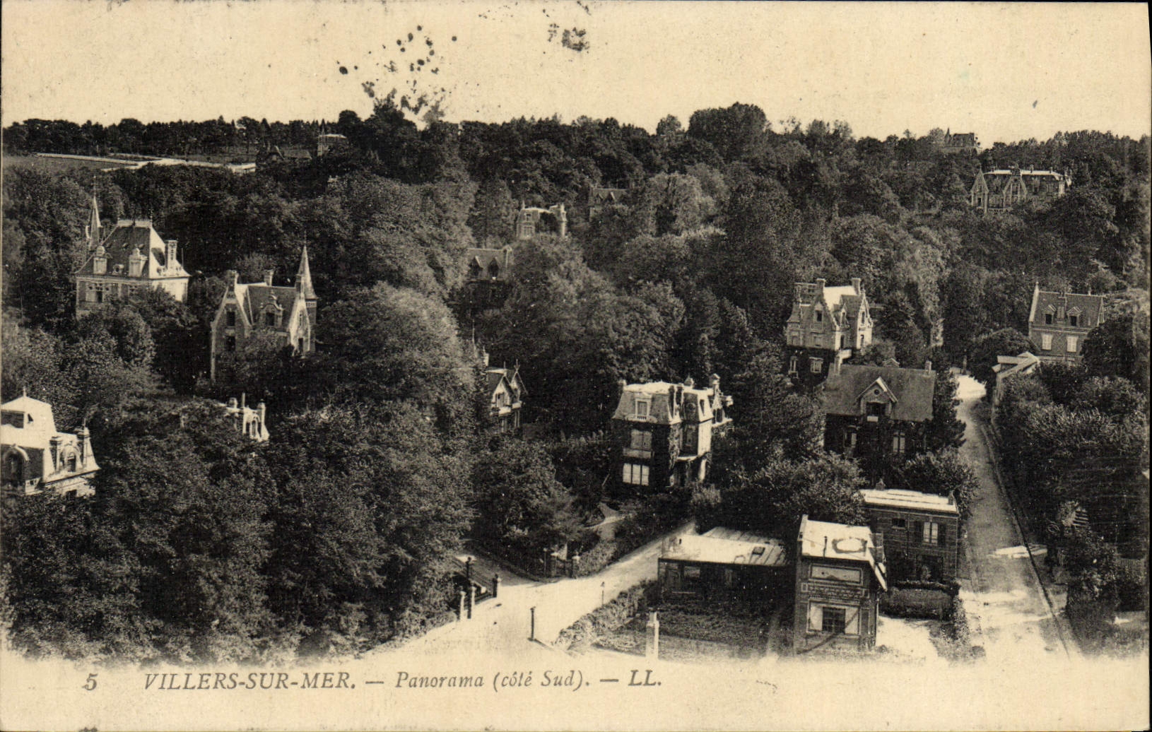 Villers-sur-Mer — Panorama (Südseite) — LL. — Nr. 5