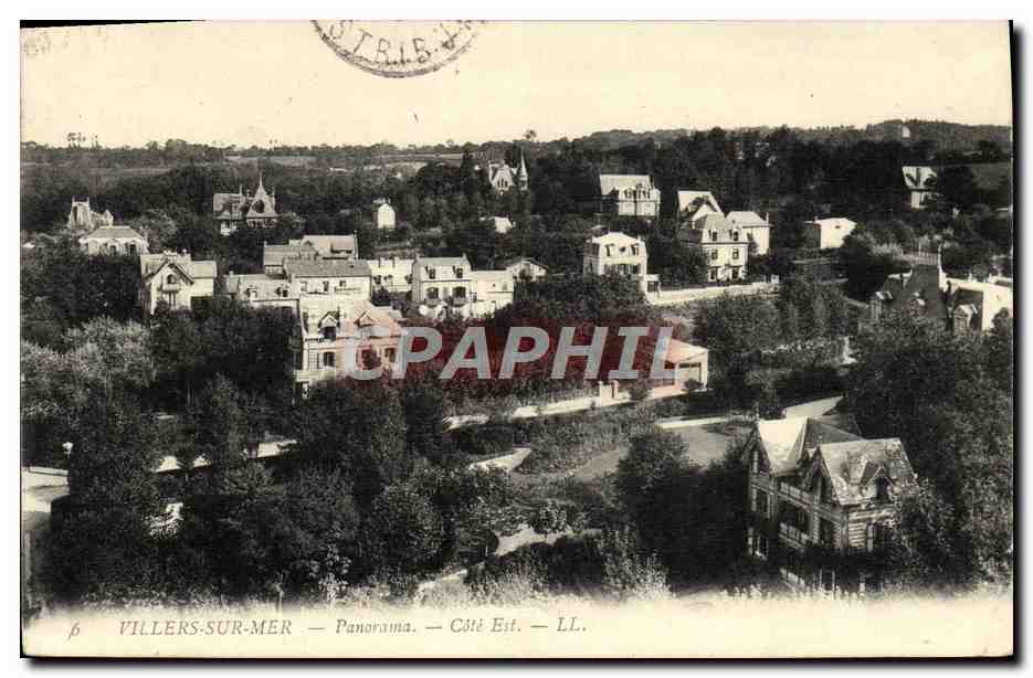CPA Villers Sur Mer Panorama Cote Est