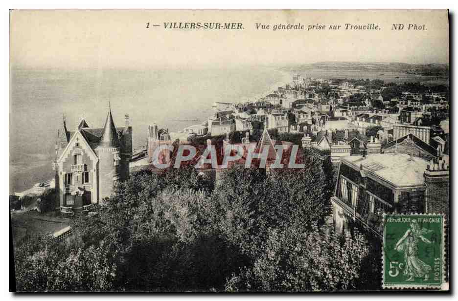Villers-sur-Mer — Vue générale prise sur Troucille — ND Phot.
