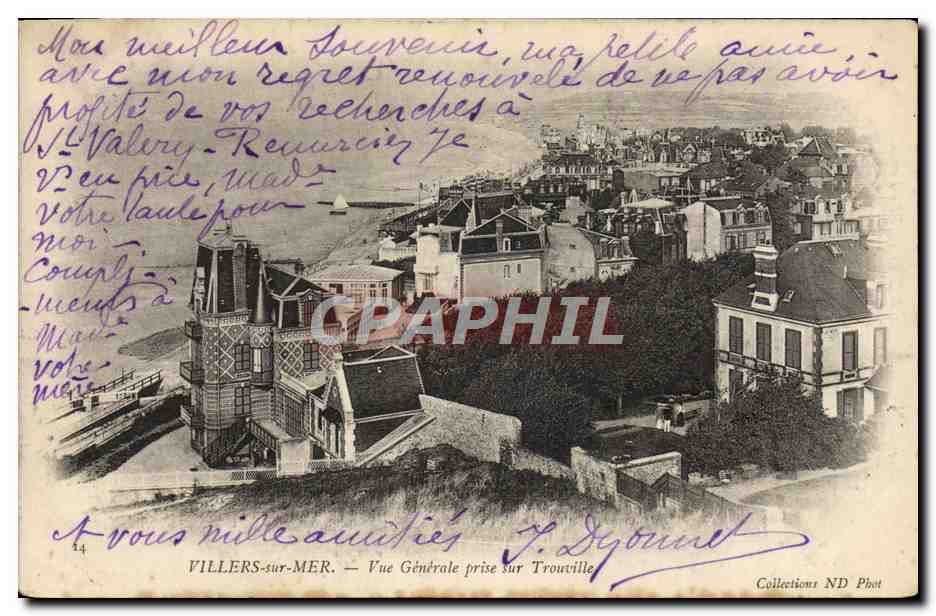 Villers-sur-Mer — Allgemeine Ansicht vom Trouville — J. Dygounet