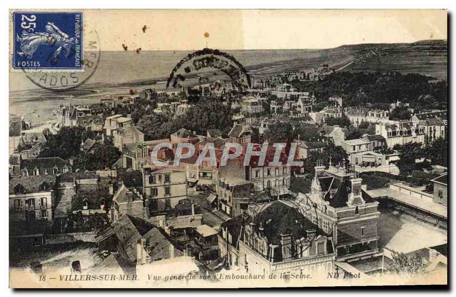 Villers-sur-Mer — Allgemeiner Blick auf den Mündungsbereich der Seine — ND Phot