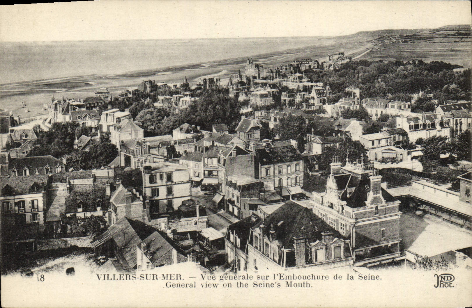 Villers-sur-Mer — Vue générale sur l'Embouchure de la Seine — ND Phot.