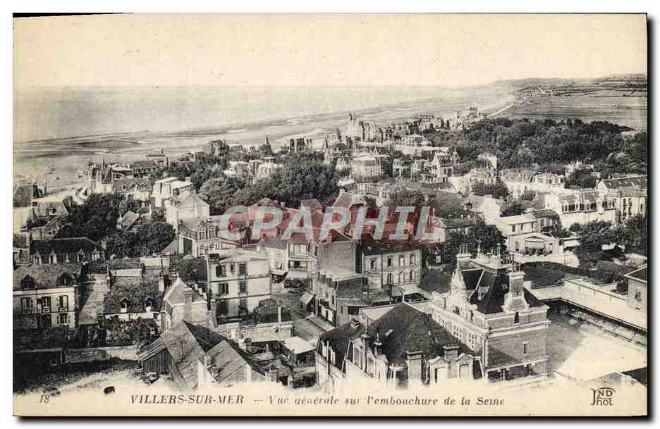 Villers-sur-Mer — Vue générale sur l'embouchure de la Seine — NDHOL