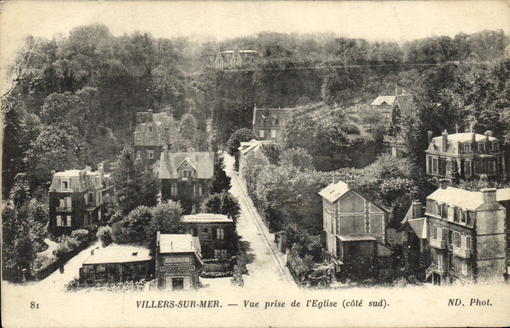 Villers-sur-Mer — Ansicht vom Kirchhof (Südseite) — ND. Phot. n°81