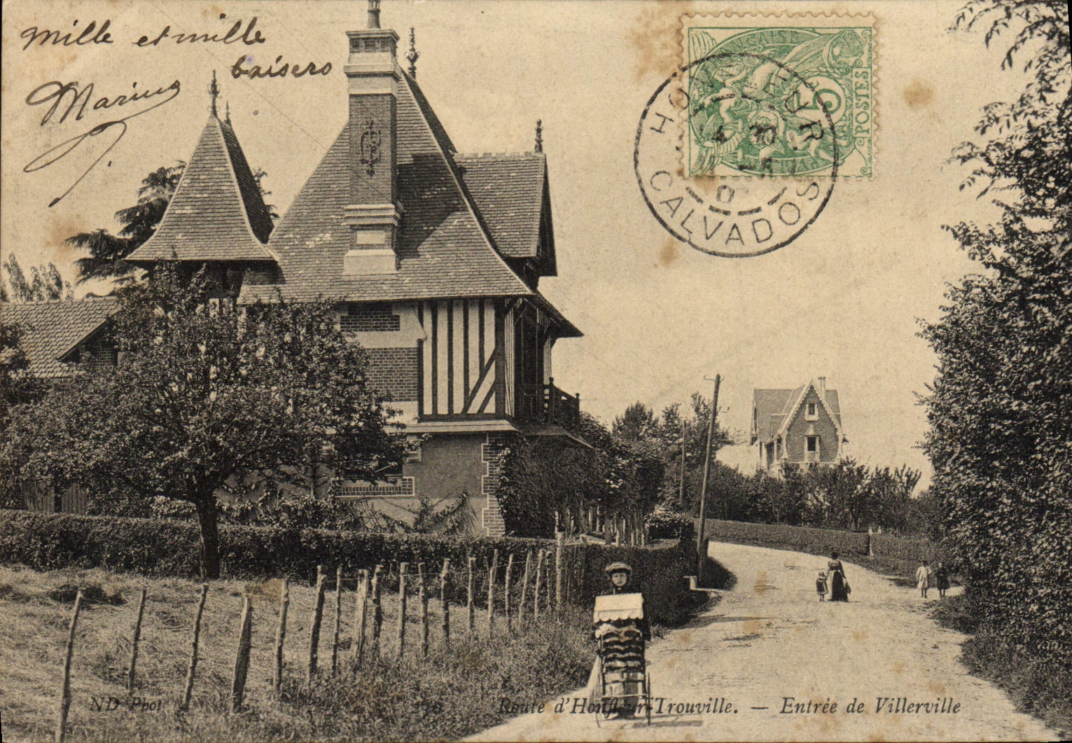 Maison à Villerville — Route d'Honfleur-Trouville — N.D. Phot.