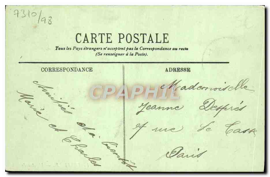 Villerville — L'Estacade — LL. n°8 — Verso