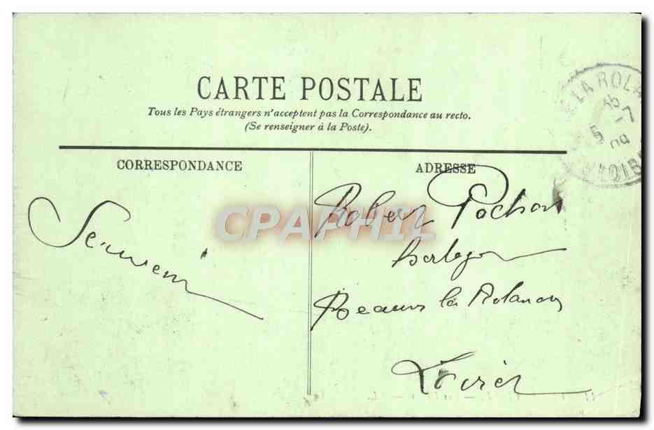CPA Villerville Les Villas — Verso