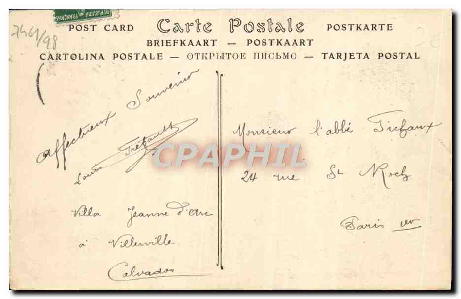 Villerville — La Plage — ND Phot. n°136 — Verso