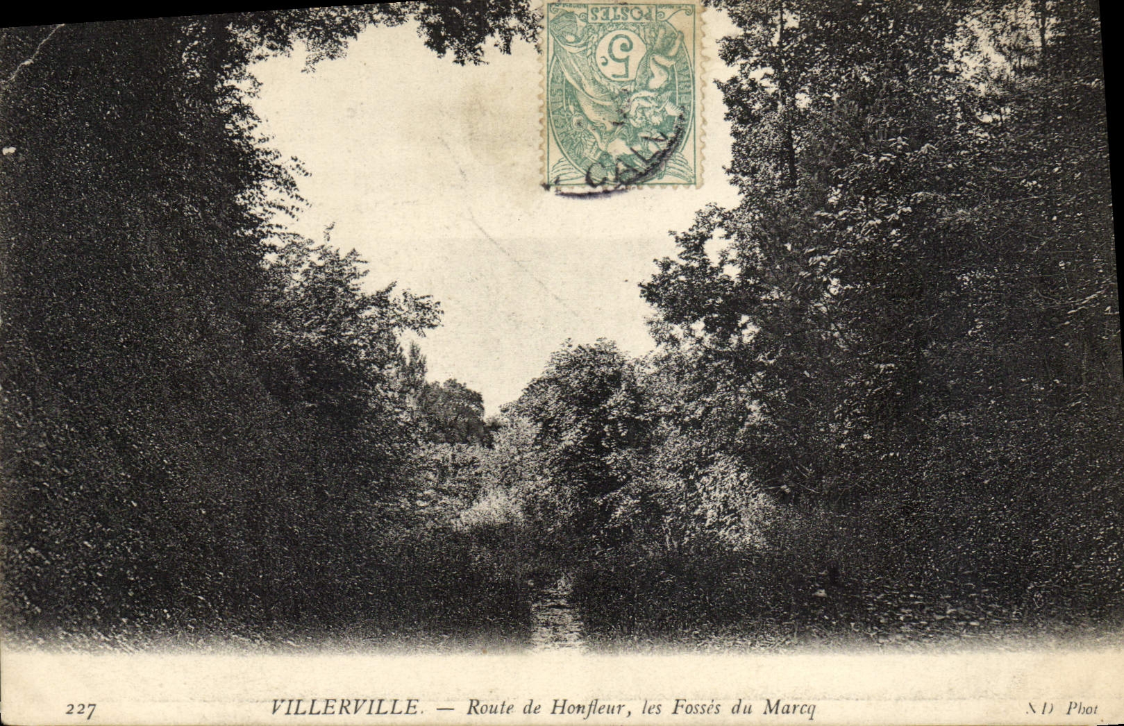 Villerville — Route de Honfleur, les Fossés du Marcq — X.1) Phot